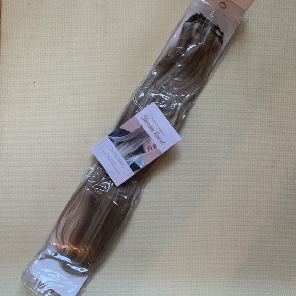 22 inch human hair extensions 7pcs 120g light brown with blonde highlights - Picture 11 of 14